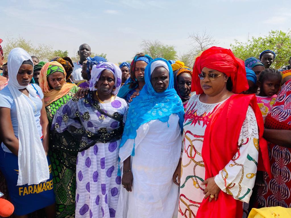 (Images) Visite du périmètre maraîcher des femmes de Vélingara Ferlo dans le département de RANEROU initié par Honorable Aliou Sow Président du Conseil départemental.