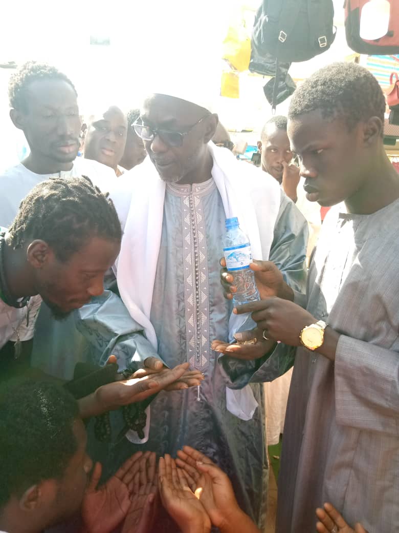 Kaolack : Le fils aîné du Khalife général des mourides à la Fika (Images)