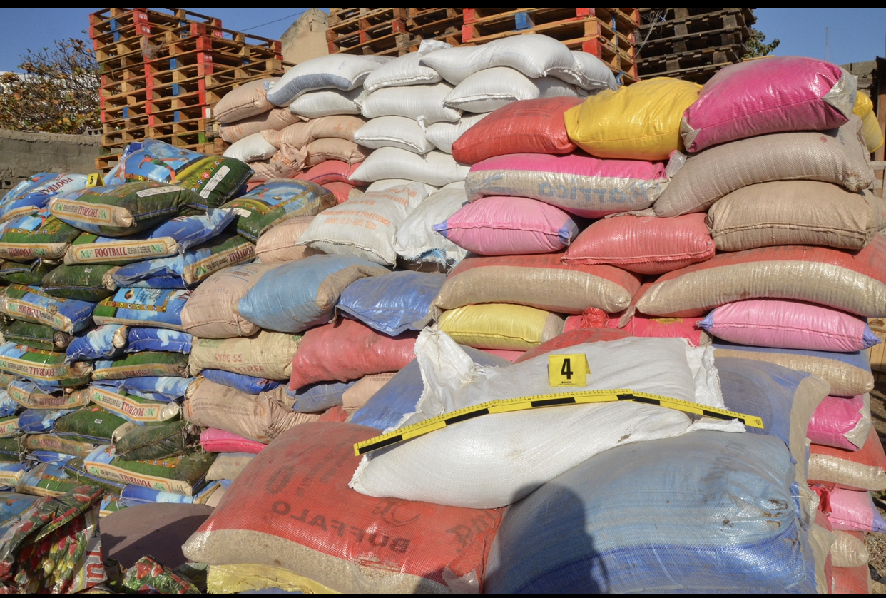 POLICE : Saisies de plus de 150 tonnes de riz impropre à la consommation à la Rue Tolbiac à Dakar...
