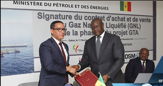 Première phase d’exploitation du champ Grand Tortue Ahmeyim (GTA) : Dakar et Nouakchott signent un accord d’achat et de vente de gaz.