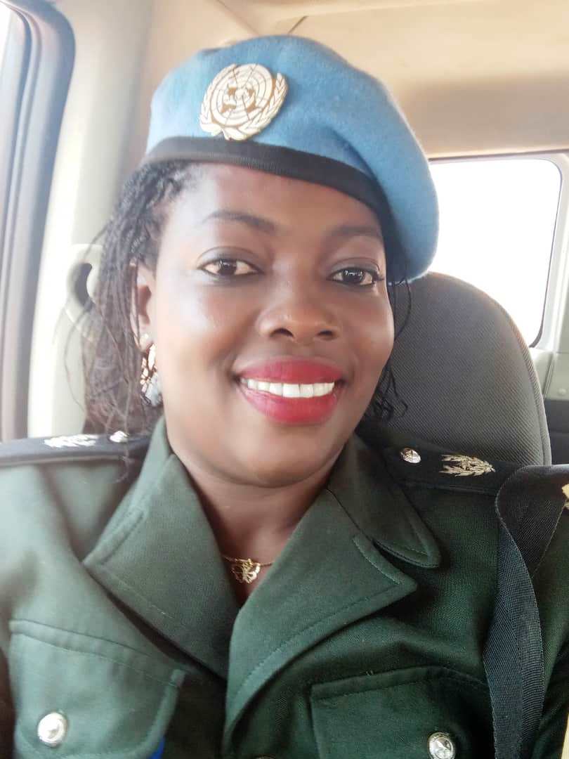 MINUSCA- Aminata Diakhaté, officier correctionnel, une femme engagée au service des prisons à Bangui en Centrafrique.