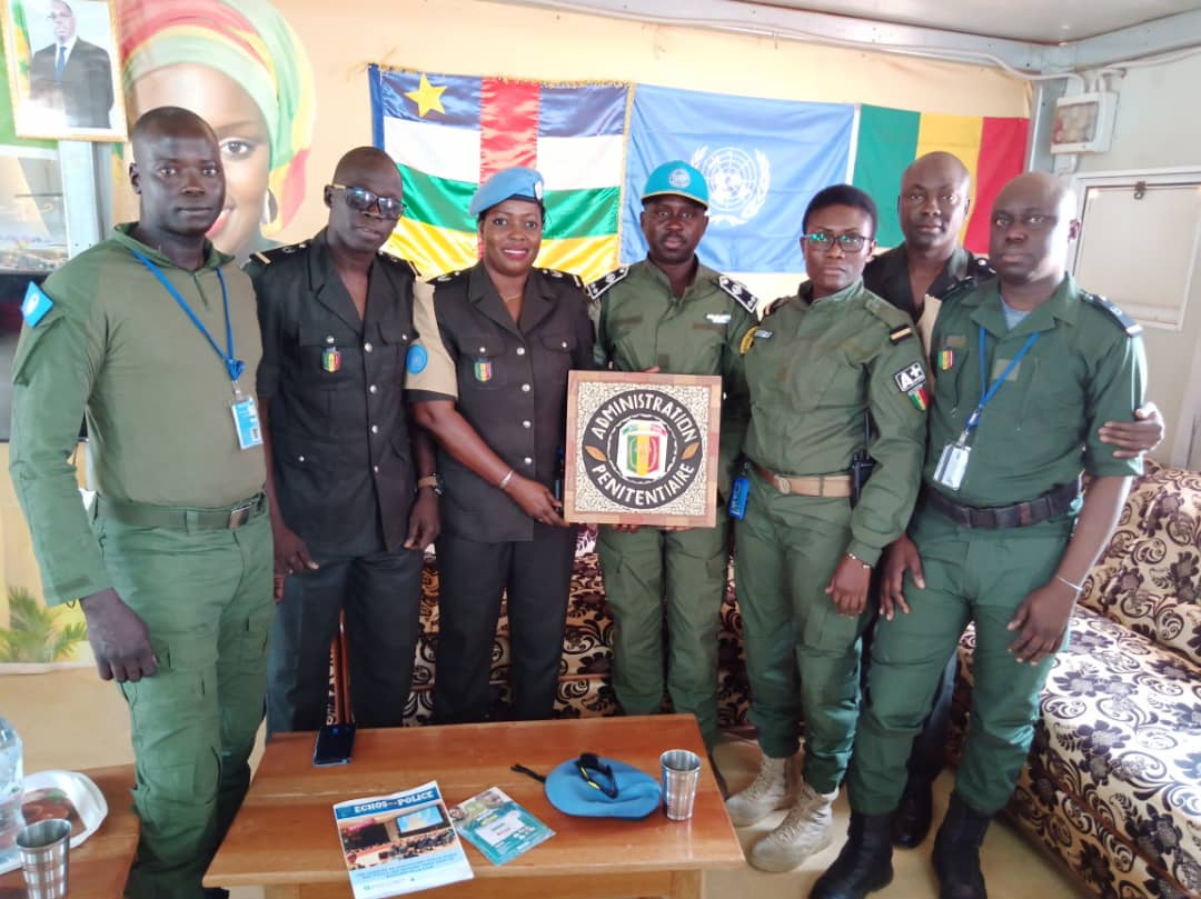 MINUSCA- Aminata Diakhaté, officier correctionnel, une femme engagée au service des prisons à Bangui en Centrafrique.