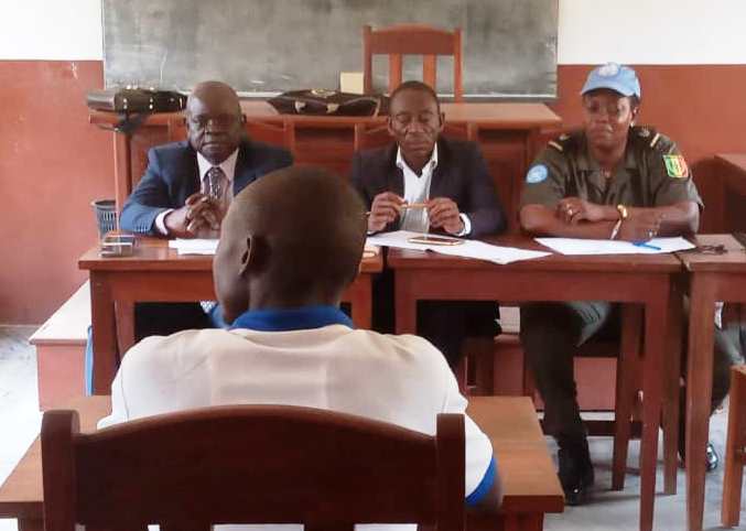 MINUSCA- Aminata Diakhaté, officier correctionnel, une femme engagée au service des prisons à Bangui en Centrafrique.