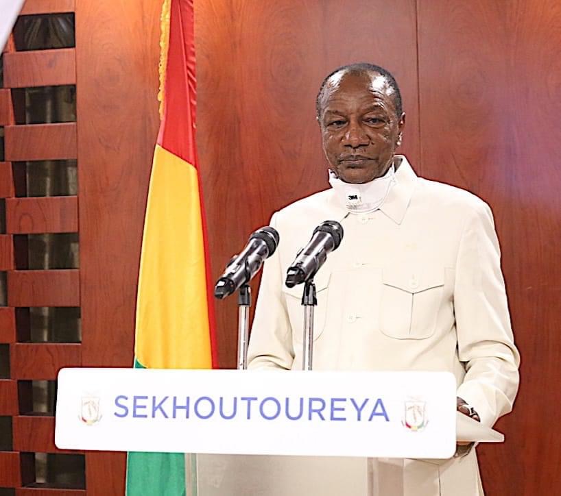 Coronavirus : Alpha Condé décrète l’état d’urgence en Guinée Conakry. 