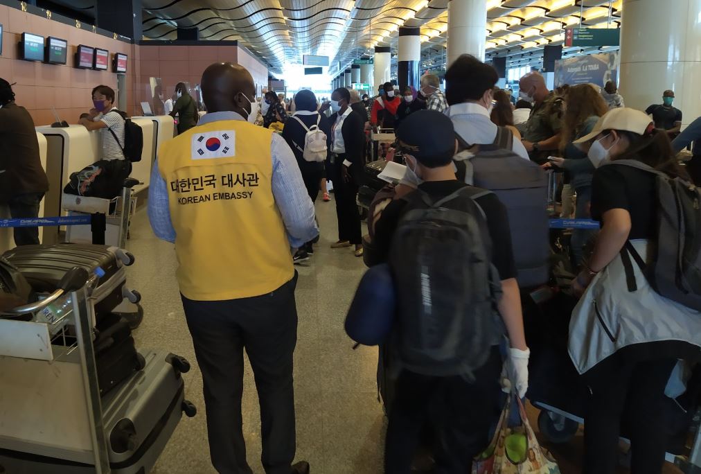 Covid-19 : 17 sud-coréens évacués par leurs autorités
