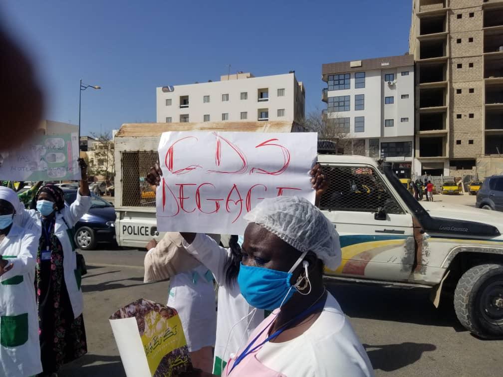 Samu Municipal : Manifestation des agents pour réclamer l’intégralité de leurs salaires.