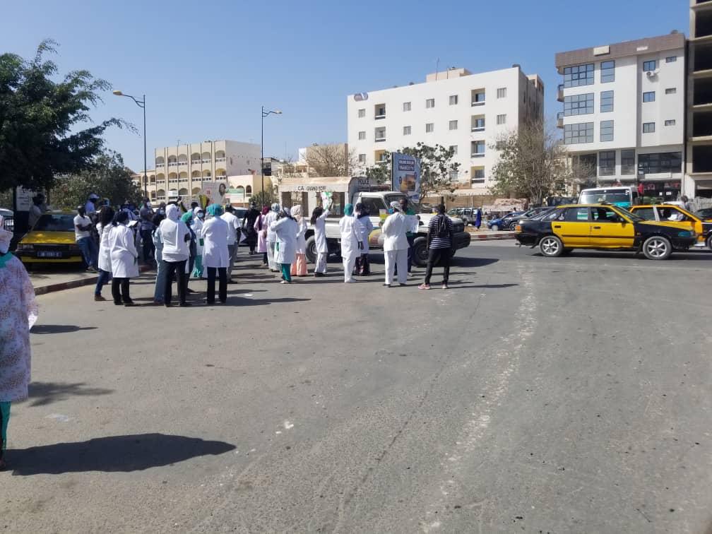Samu Municipal : Manifestation des agents pour réclamer l’intégralité de leurs salaires.