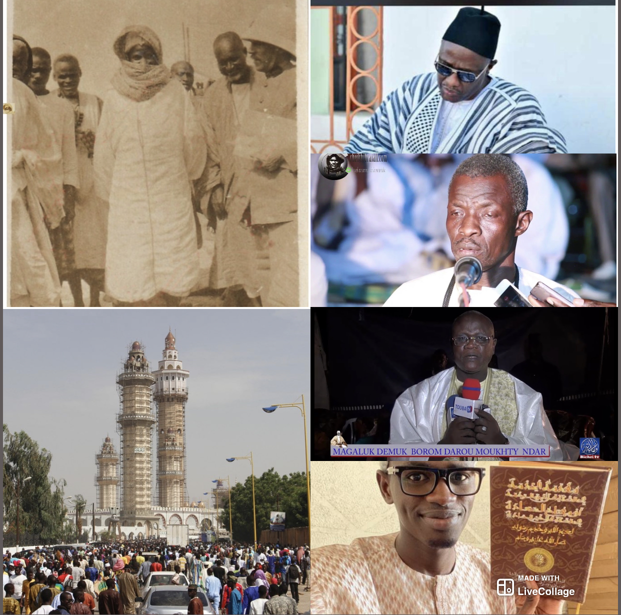 TOUBA ET LA PHOTO POLÉMIQUE / Cette image, supposée être celle de Serigne Touba, diversement appréciée dans la communauté.