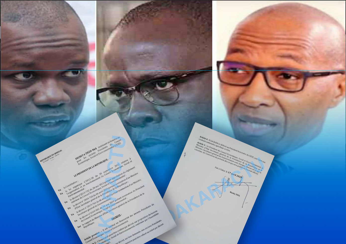 Révélations documentées  !!! : Yakham Mbaye exhibe l’authentique décret 2020-964, accable Abdoul Mbaye et menace Bassirou Diomaye Faye de Pastef