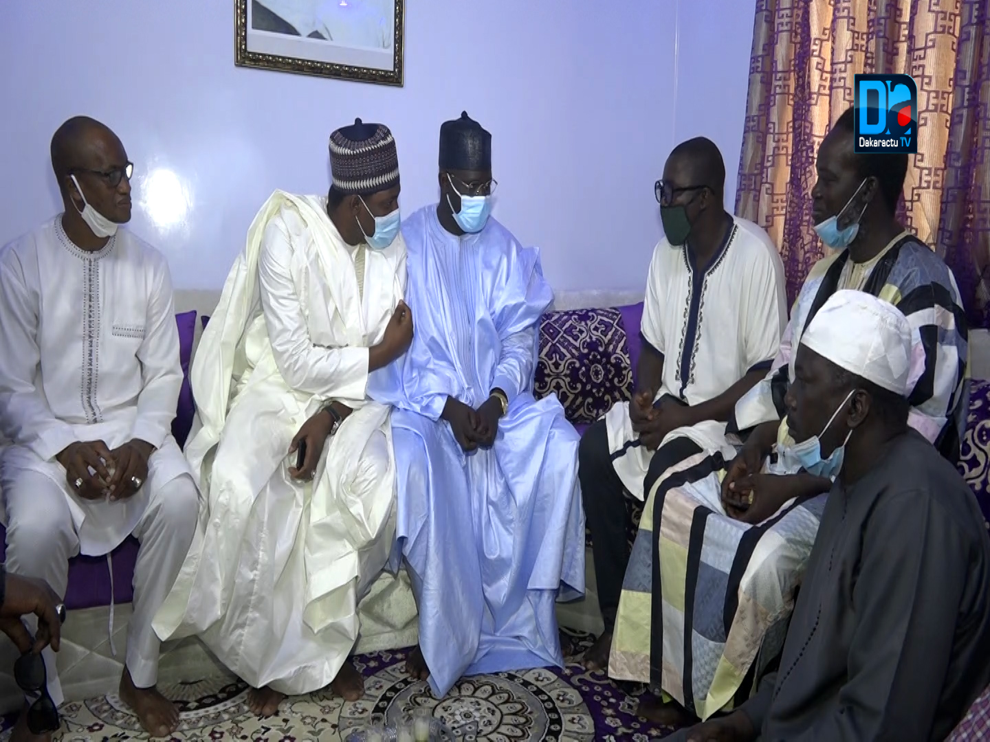 Présentation de condoléances : Moustapha Sow à Médina Baye (images).