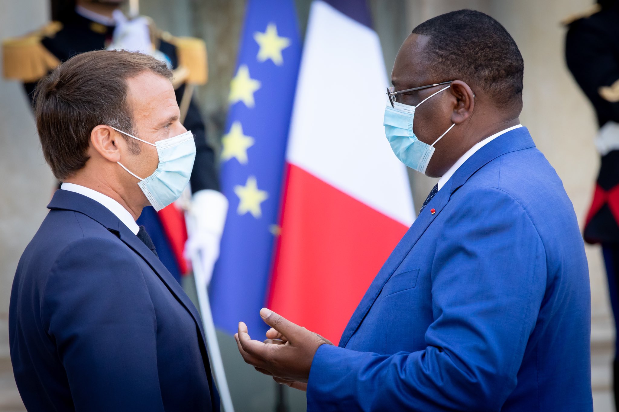 Déjeuner avec Macky Sall / Emmanuel Macron : « Avec le Sénégal, nos efforts sont  convergents pour la stabilité au Sahel »