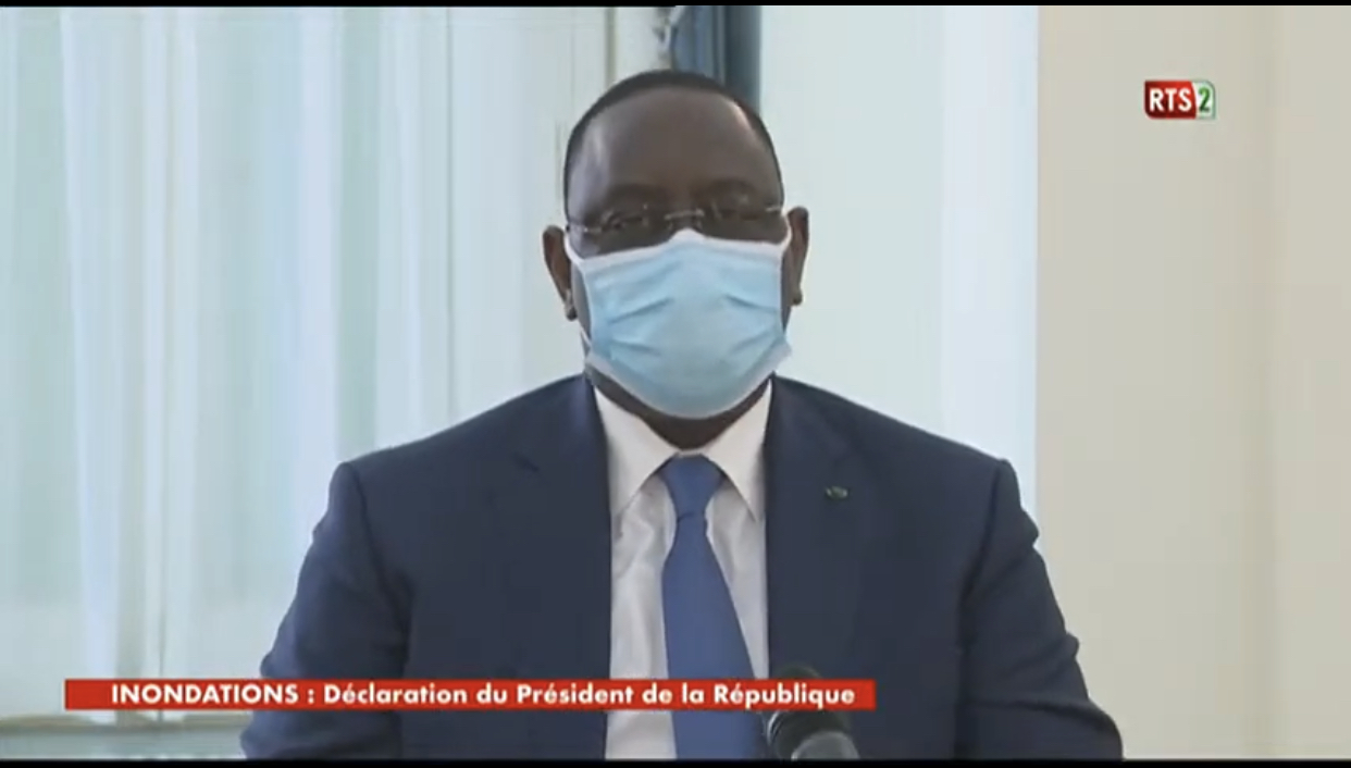 Inondations : Le président Macky Sall décide la poursuite du Plan décennal de lutte.