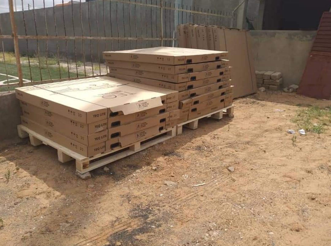 Teqbal / Distribution d'équipements : 31 équipes dotées de table de jeu.