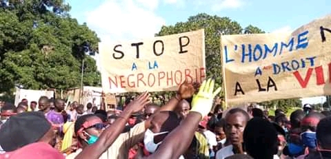 Mort d’Abdoulaye Baldé en Libye : Les jeunes de Guiro Yéro Bocar ont battu le macadam pour réclamer justice.