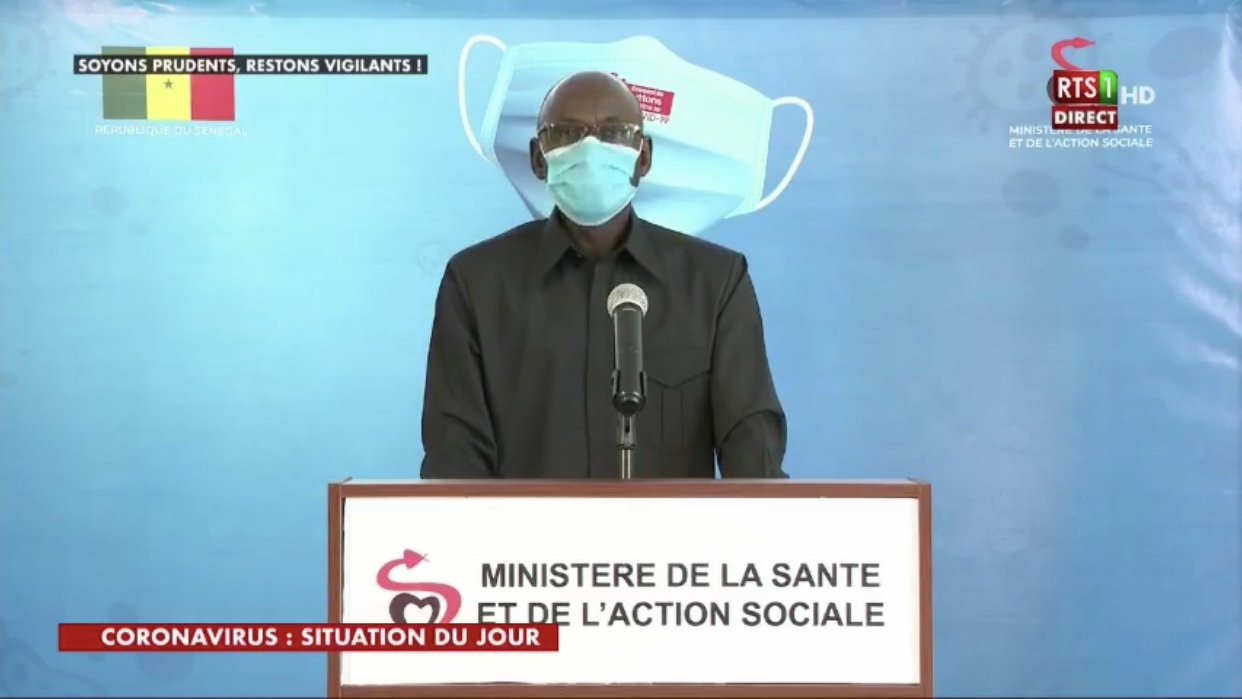 SÉNÉGAL : 26 nouveaux cas testés positifs au coronavirus, 54 nouveaux guéris, aucun nouveau décès et 7 cas graves en réanimation.