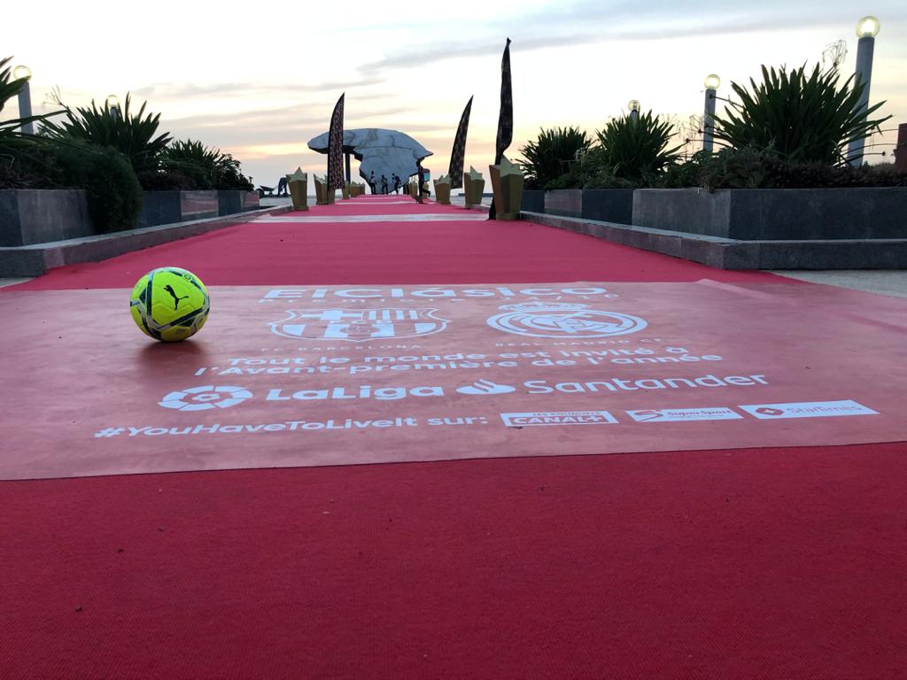 El Clasico Barca – Real Madrid : Laliga déroule le tapis rouge à Dakar, à la place du souvenir.
