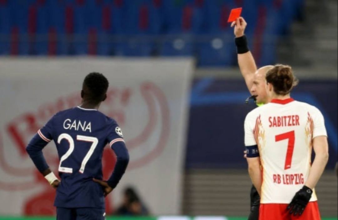 Ligue des Champions : Le PSG s'incline 2-1 contre Leipzig, Gana Guèye exclu !
