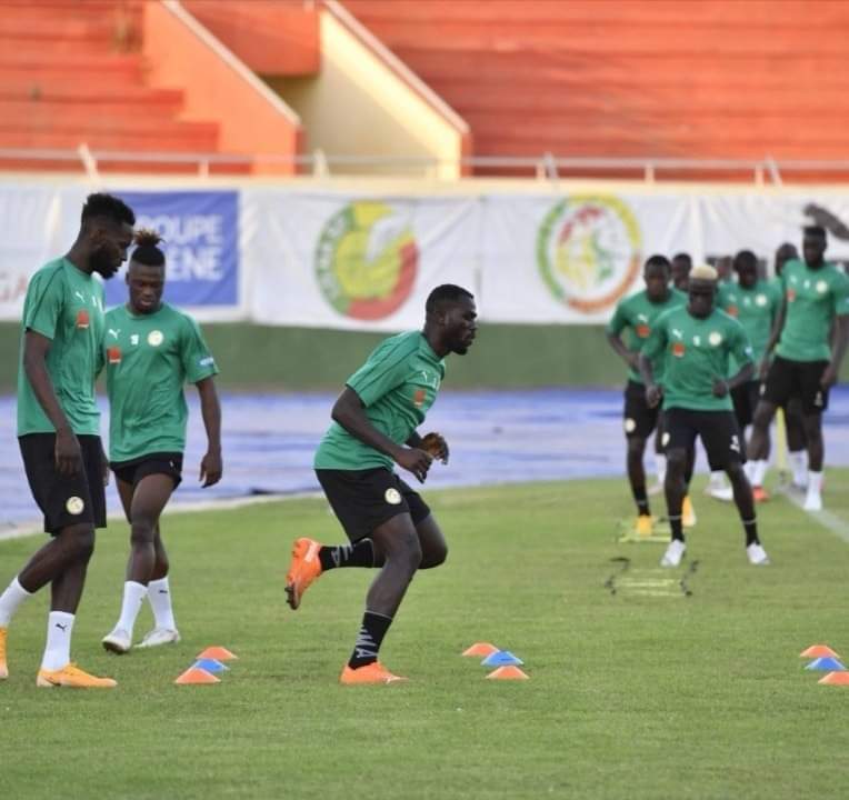 Équipe nationale : Dernier galop d'entraînement des Lions, à huis clos, avant d'affronter les Djurtus ce mercredi, à 16h00 GMT (Photos)