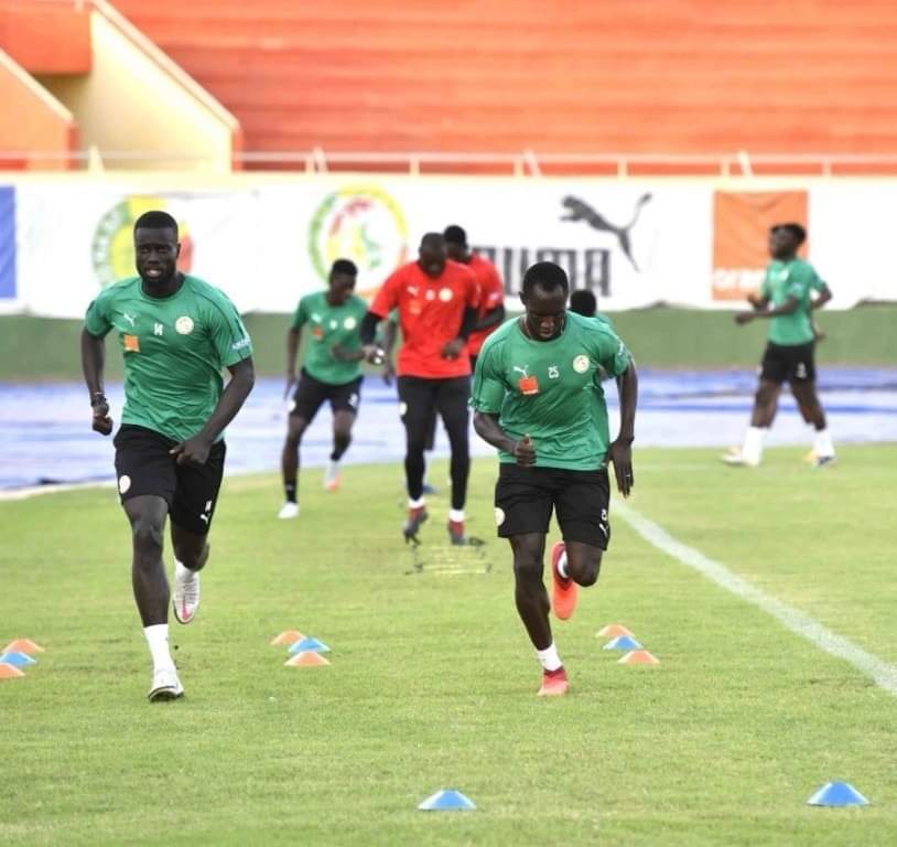 Équipe nationale : Dernier galop d'entraînement des Lions, à huis clos, avant d'affronter les Djurtus ce mercredi, à 16h00 GMT (Photos)