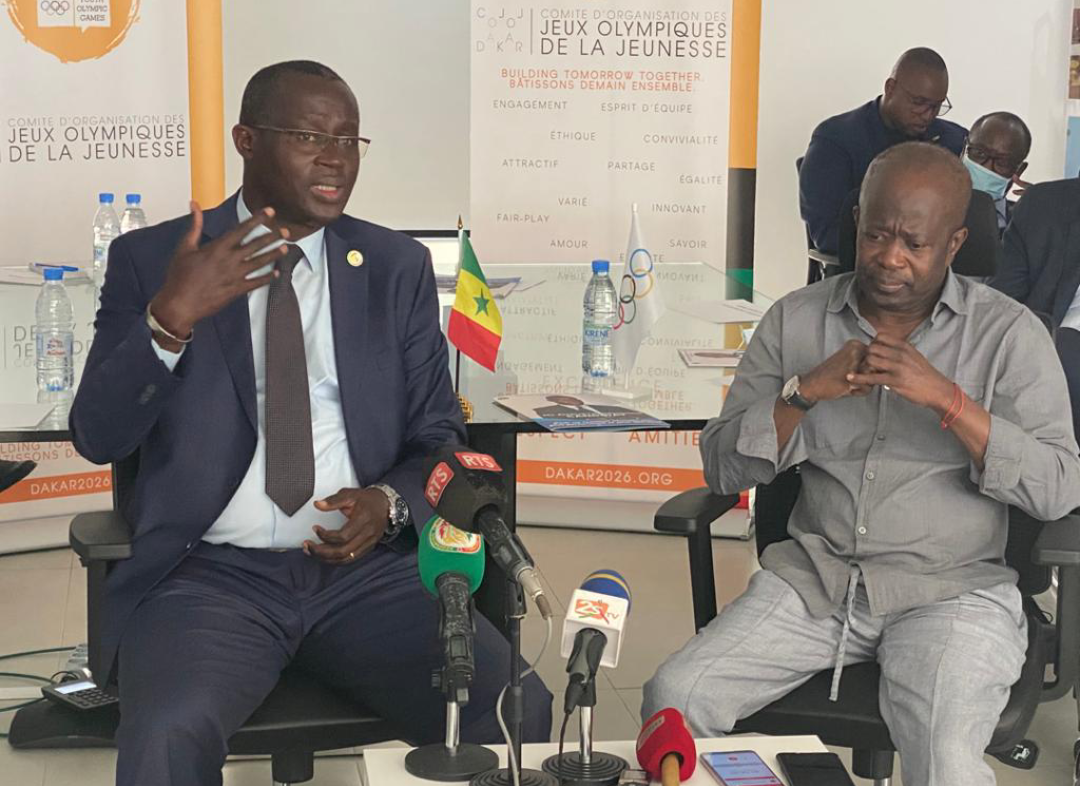 Présidence de la CAF : Augustin Senghor s'est entretenu avec le président du CNOSS, Mamadou Diagna Ndiaye.