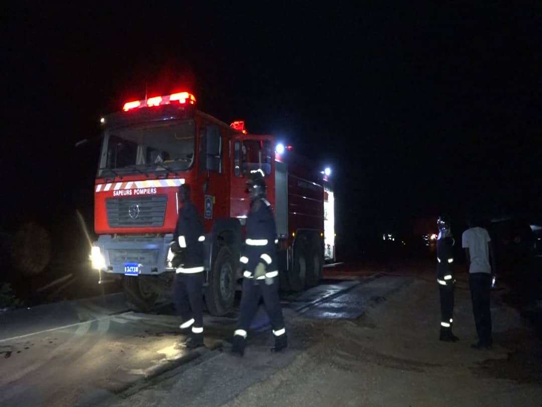 Bilan de l'incendie à Kahone : 03 morts et 06 blessés graves.