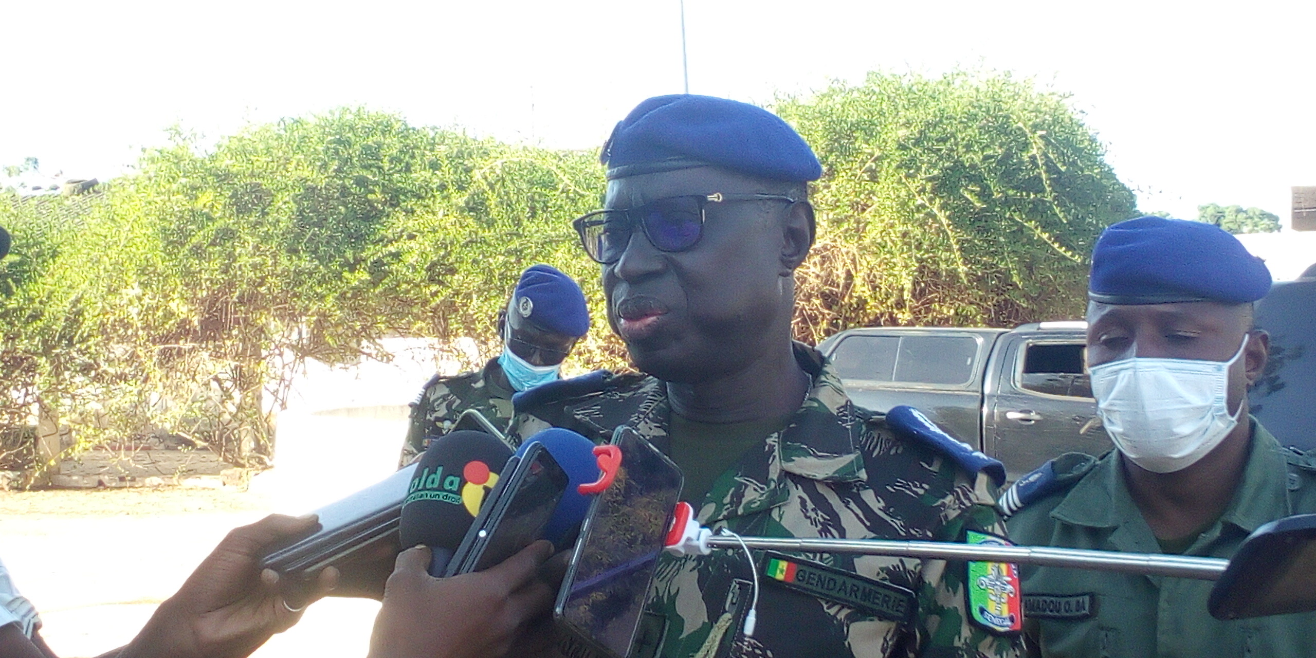 Jean Baptiste Tine, Haut commandant de la gendarmerie nationale à Kolda : « Nous allons implanter bientôt un escadron de gendarmerie mobile à Kounkané… s’il y a des gendarmes c’est parce qu’il y a des populations. »