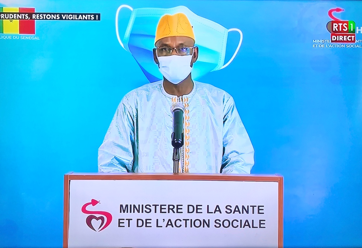 SÉNÉGAL : 80 nouveaux cas testés positifs au coronavirus, 10 nouveaux guéris, 1 nouveau décès et 7 cas graves en réanimation.
