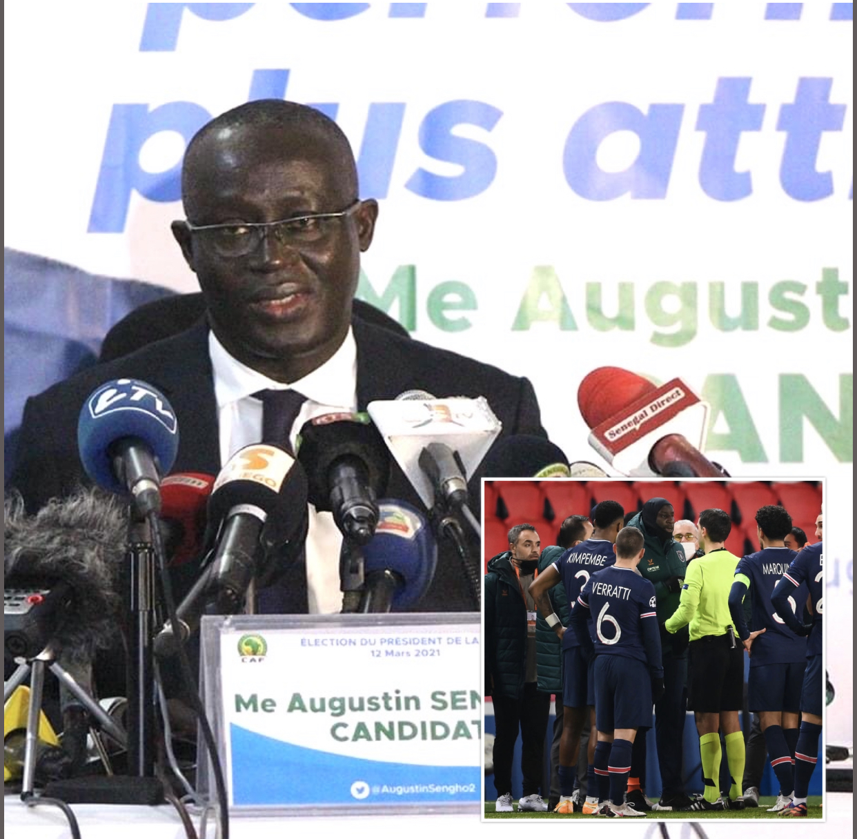 Me Augustin Senghor (Président Fsf) : « Le Racisme battu pour la première fois sur un terrain de Football ! »