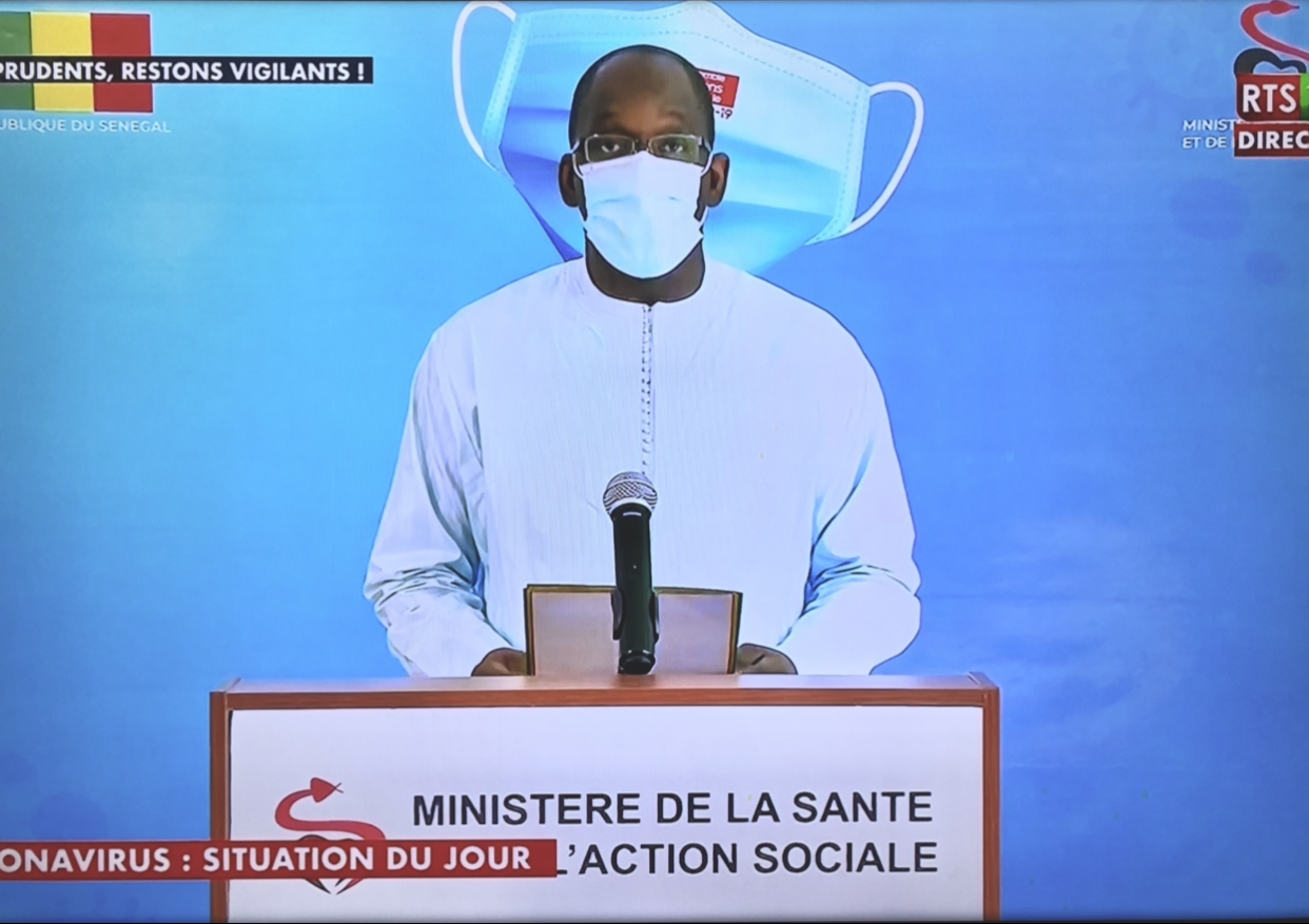 SÉNÉGAL : 127 nouveaux cas testés positifs au coronavirus, 65 nouveaux guéris, 2 nouveaux décès et 14 cas graves en réanimation.