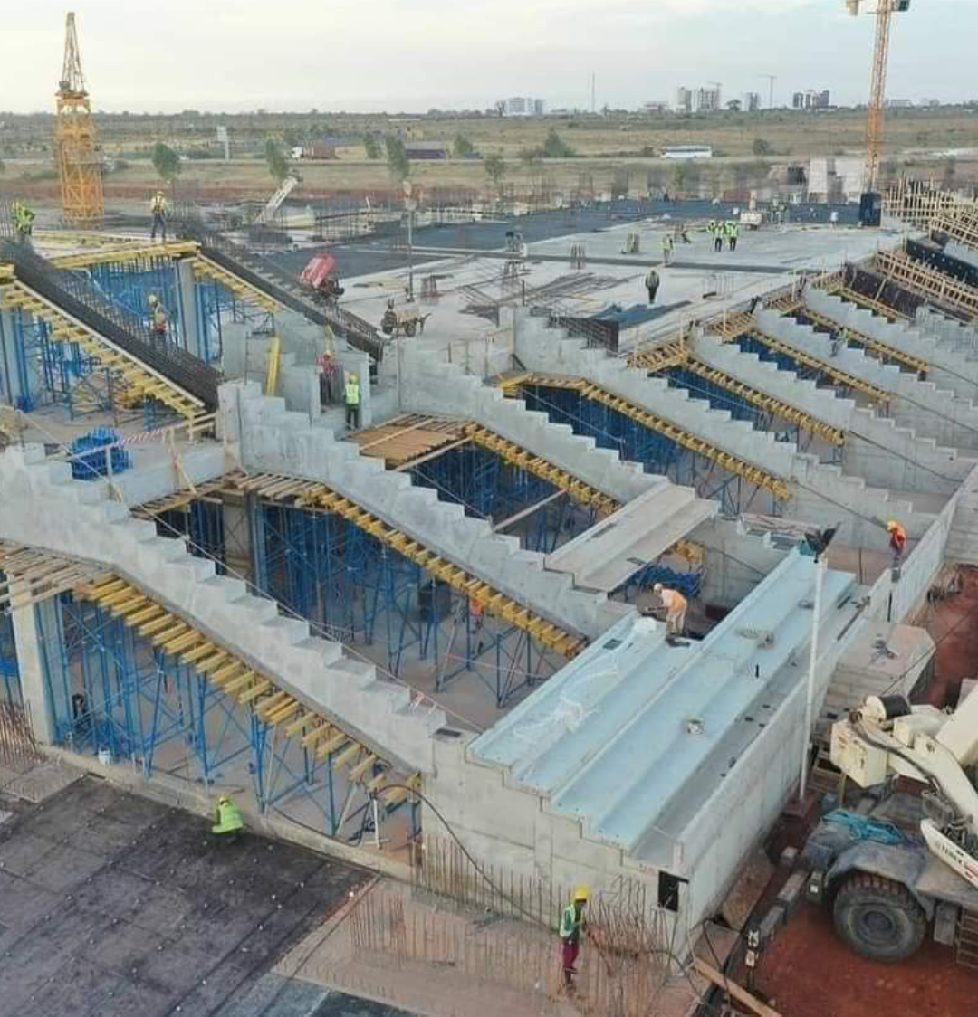 Infrastructures sportives : Focus sur les travaux de construction du stade du Sénégal (Photos)