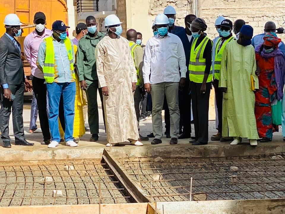 Commune de Yoff : Le ministre Samba Ndiobène Ka satisfait de l'état d'exécution des travaux d'infrastructures.