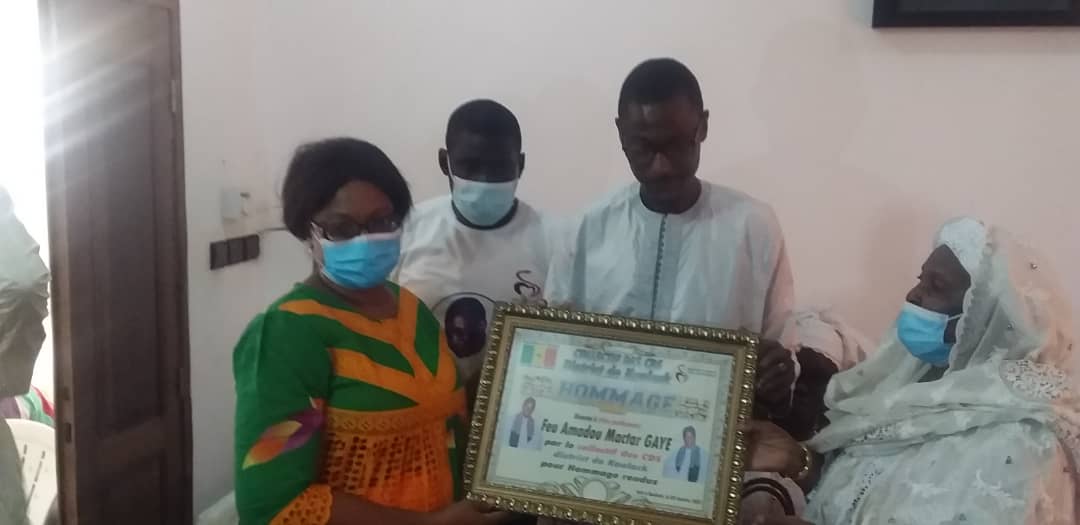 Kaolack : Le comité de développement sanitaire du district de Kaolack rend un vibrant hommage à feu Amadou Mactar Gaye...