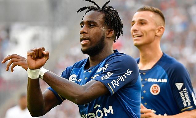 Ligue1 / Reims : Auteur d'un doublé contre Saint-Étienne, Boulaye Dia sur le podium des buteurs.