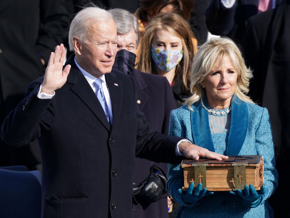 Washington / Investiture du 46 ème président des États-Unis : Joe Biden a prêté serment.