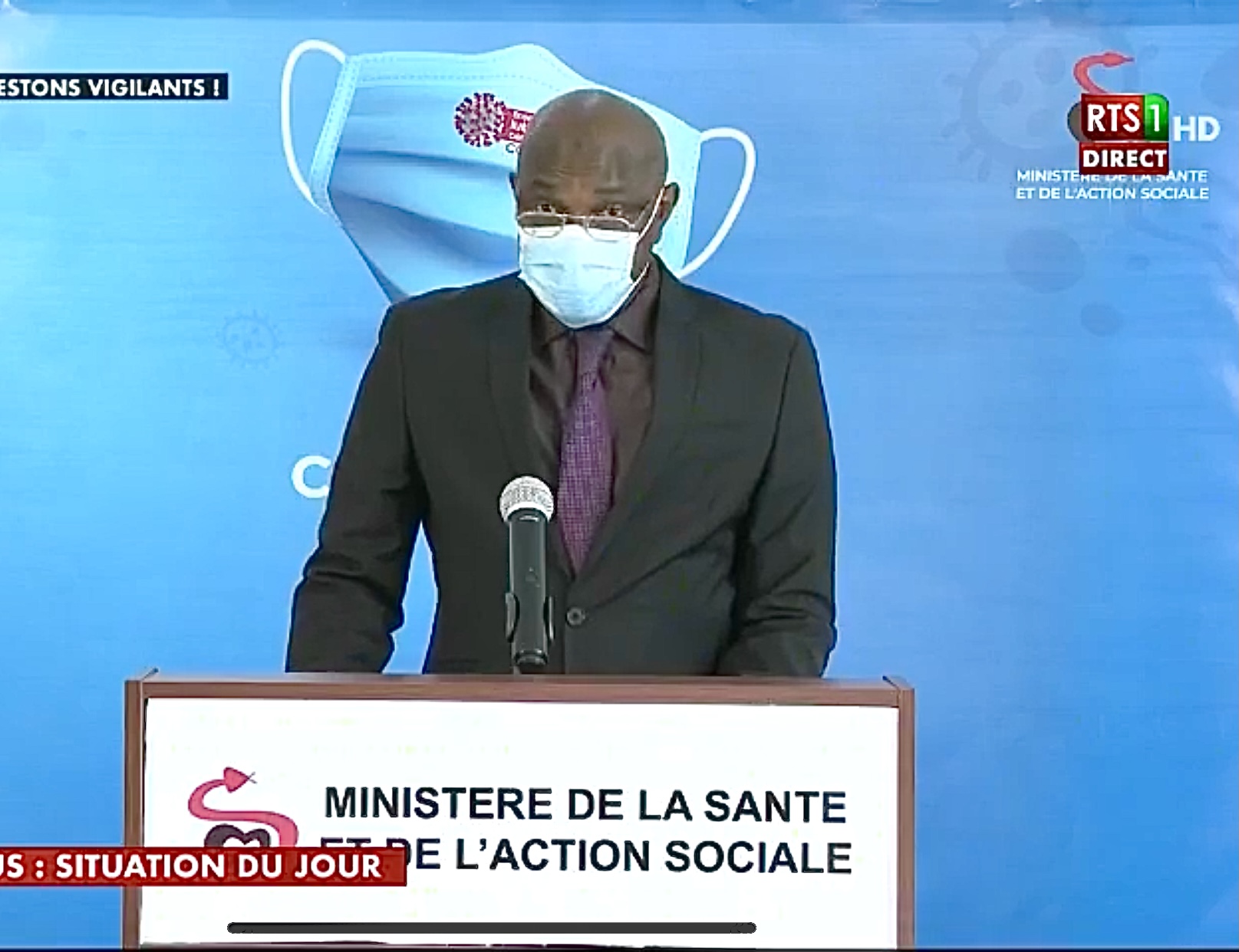 SÉNÉGAL : 266 nouveaux cas testés positifs au coronavirus, 205 nouveaux guéris, 7 nouveaux décès et 51 cas graves en réanimation.