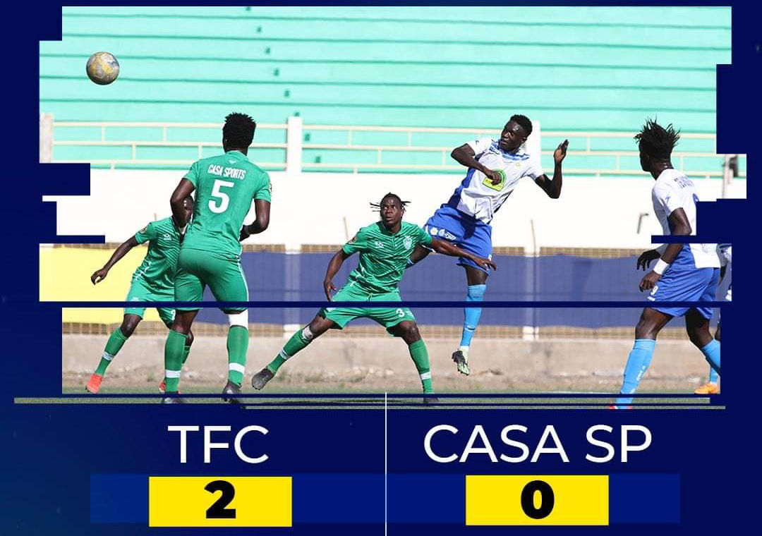 Matches en retard / 1ere journée Ligue 1 : Teungueth FC domine le Casa et s'empare de la première place, le Jaraaf bat MPC.