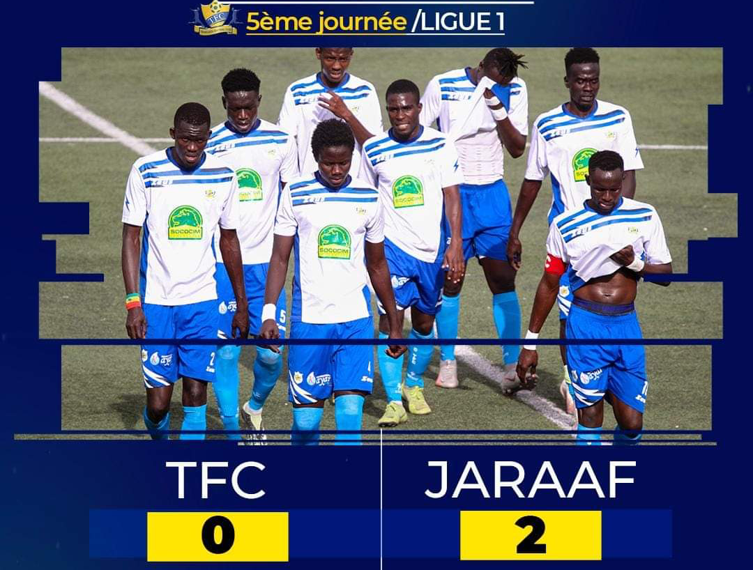 5e journée Ligue 1 : Le Jaraaf réalise l'exploit face à Teungueth FC battu 2-0 !