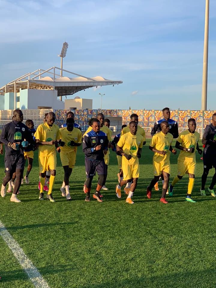 Ligue des champions CAF / Phase de groupes : Teungueth FC s’est entraîné sur la pelouse du stade Radès de Tunis, Dabo aux aguets...
