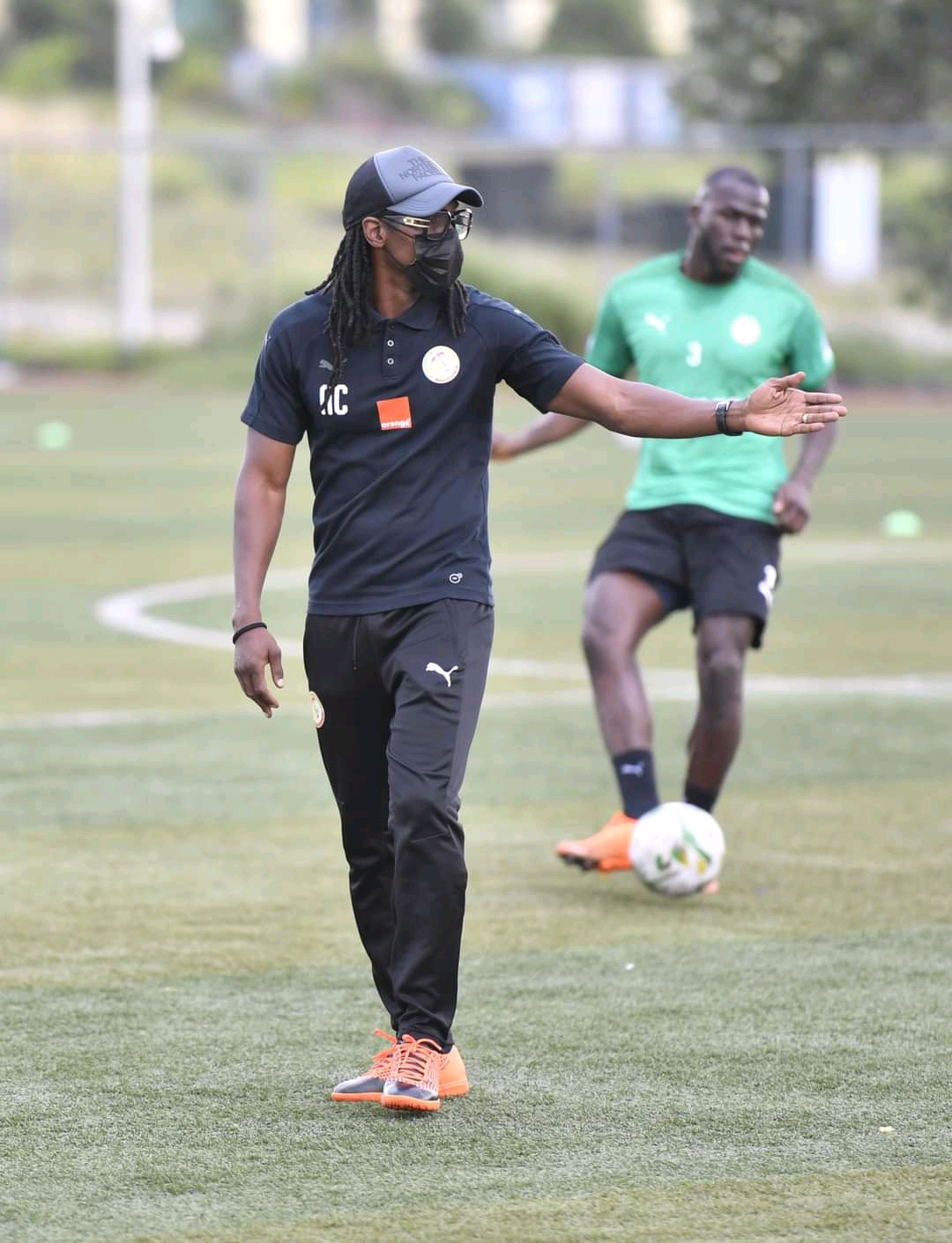 Éliminatoires CAN 2022 : Deuxième galop d’entrainement des Lions à Brazzaville, le groupe au complet… (Photos)