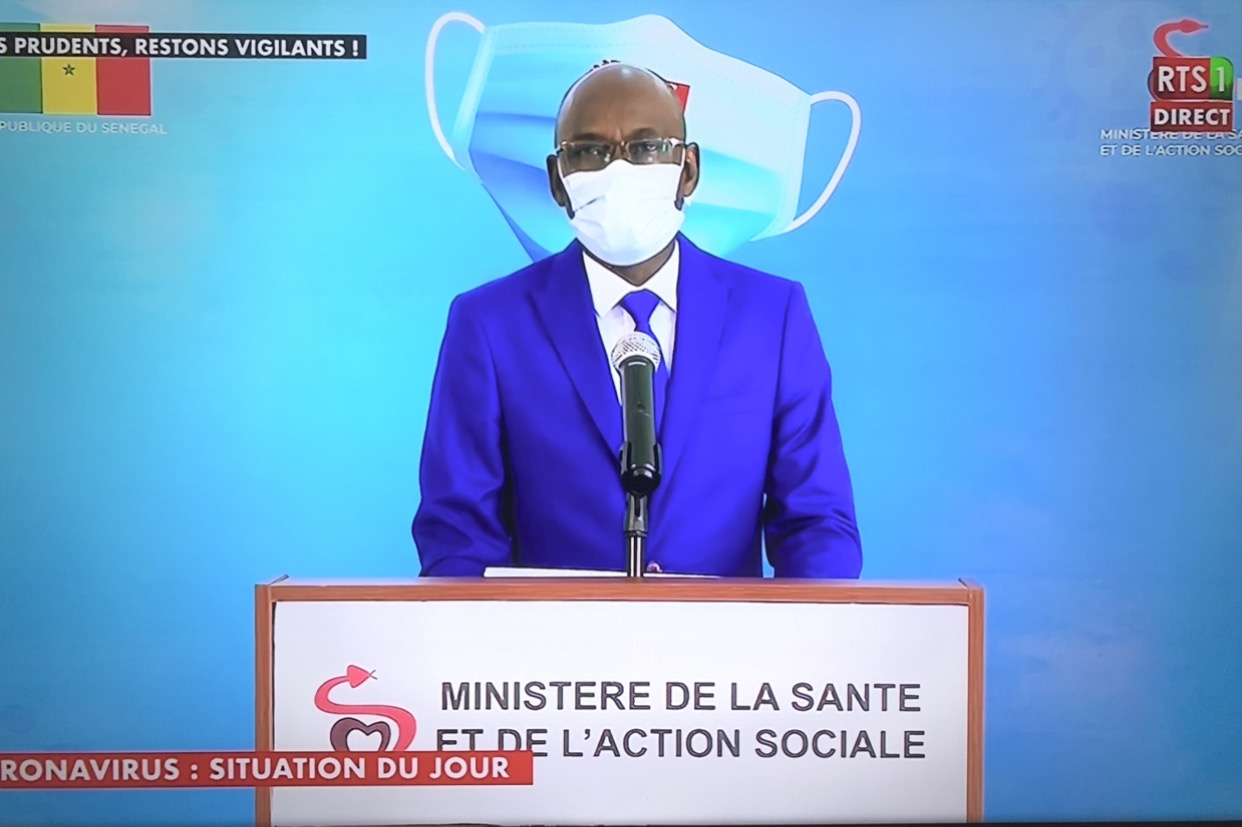 SÉNÉGAL : 121 nouveaux cas testés positifs au coronavirus, 303 nouveaux guéris, 5 nouveaux décès et 28 cas graves en réanimation.
