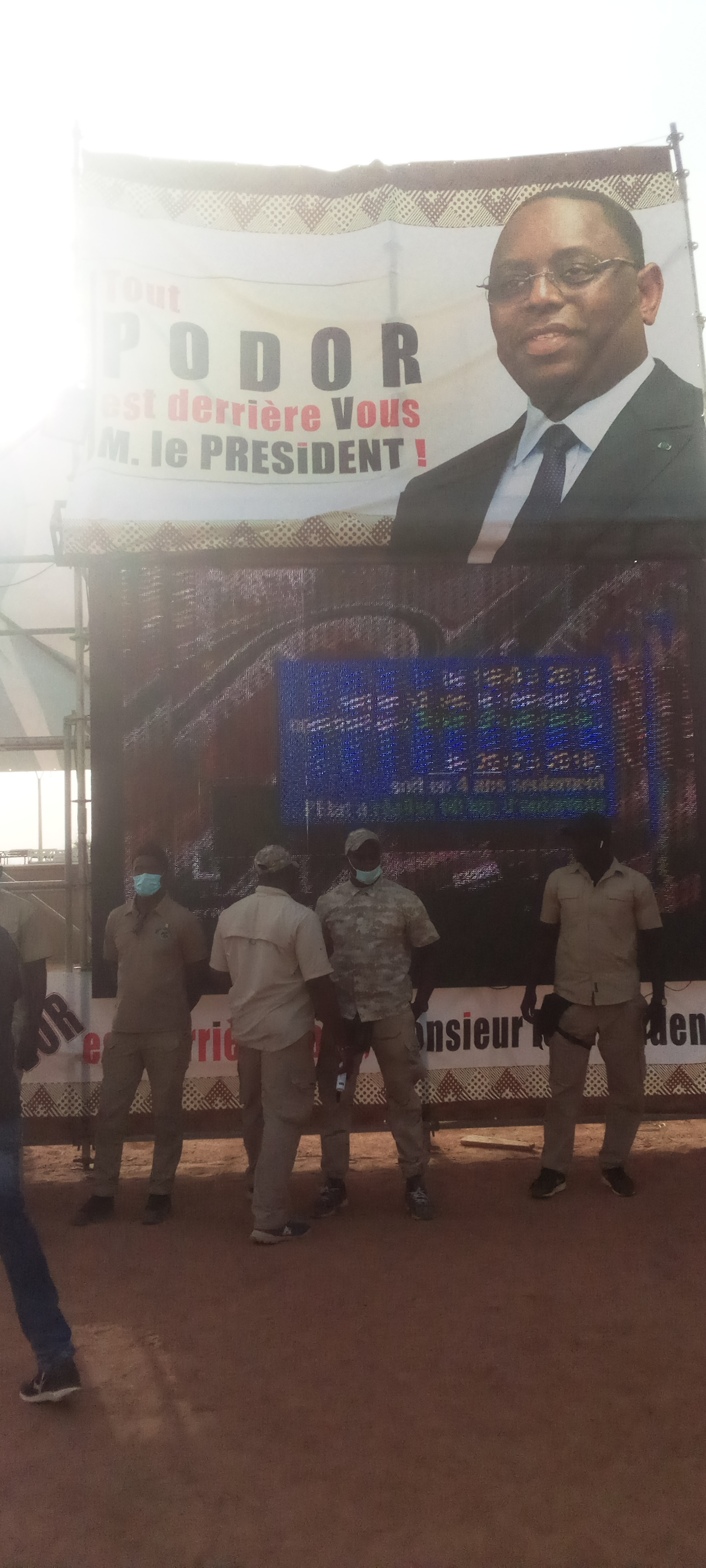 Rassemblement et mobilisation : Podor manifeste sa solidarité à Macky Sall.