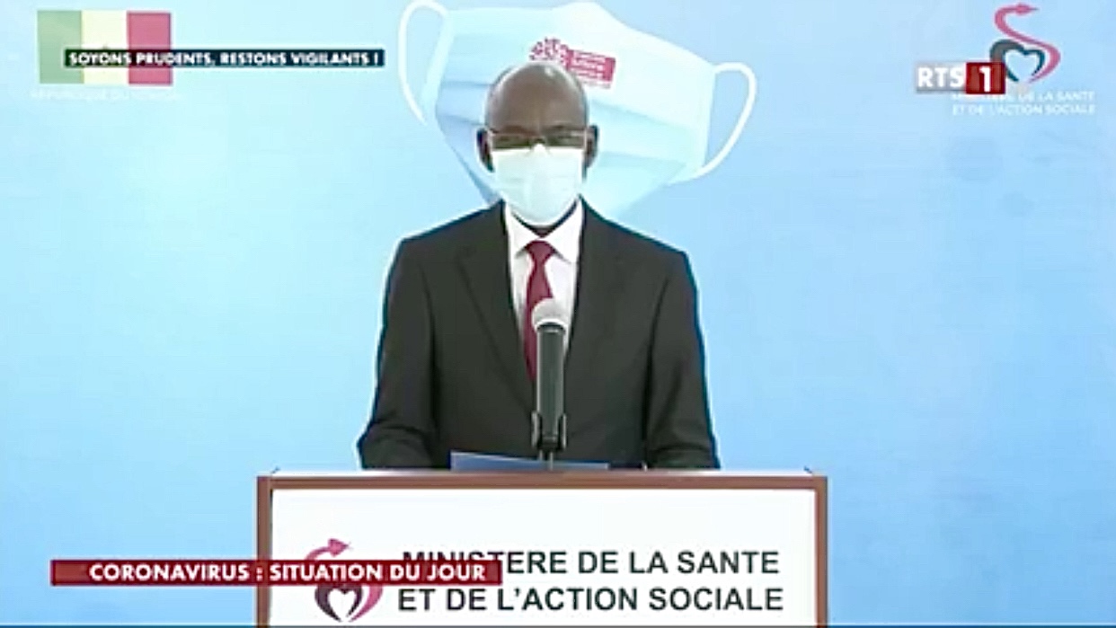 SÉNÉGAL : 39 nouveaux cas testés positifs au coronavirus, 28 nouveaux guéris, aucun nouveau décès et 14 cas graves en réanimation.
