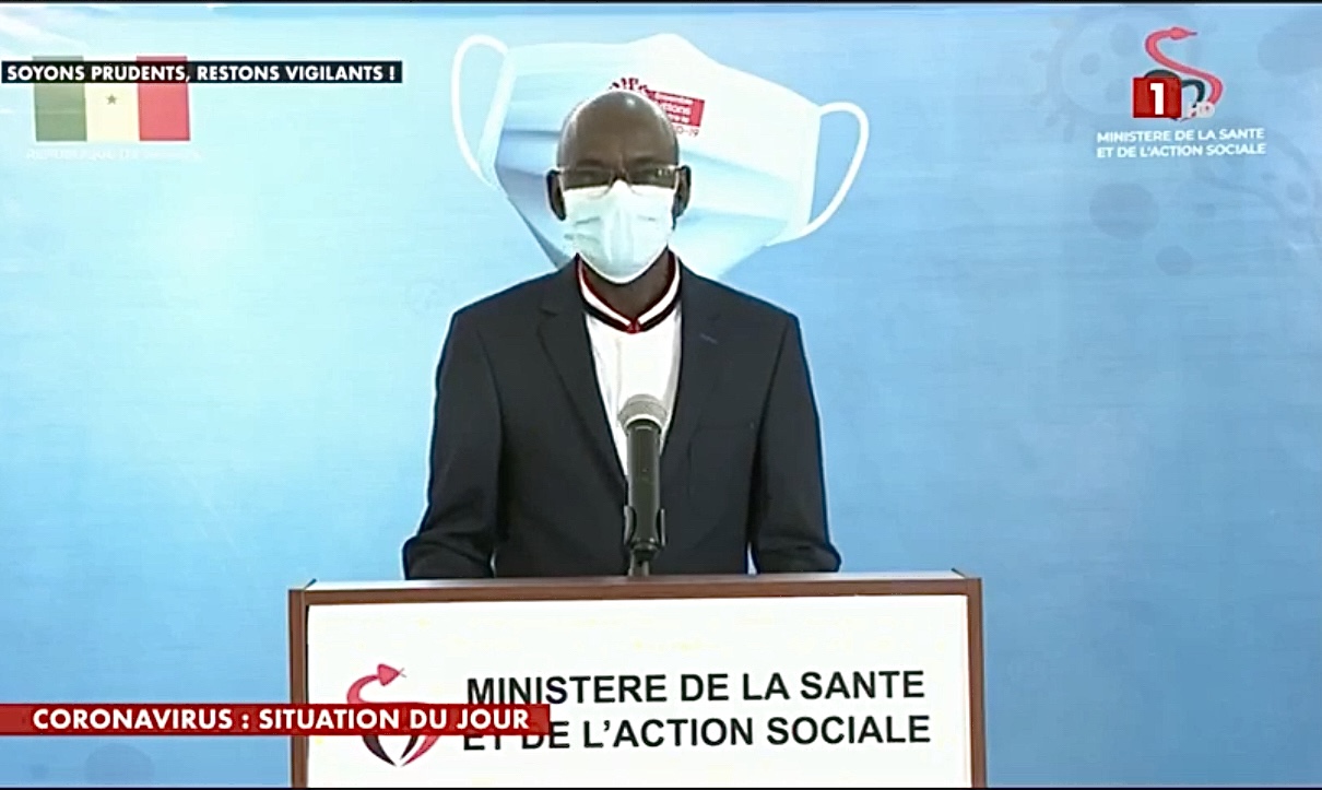 SÉNÉGAL : 48 nouveaux cas testés positifs au coronavirus, 29 nouveaux guéris, 2 nouveaux décès et 4 cas graves en réanimation.