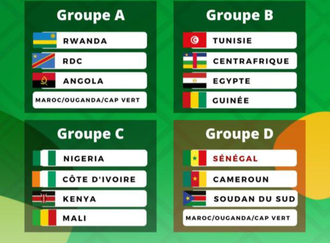 Afrobasket Kigali 2021 : Les Lions dans le groupe D en compagnie du Cameroun, du Sud Soudan...
