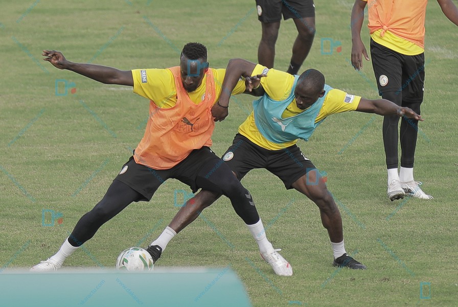 Les images du premier galop d'entraînement des Lions à Thiès (préparation matchs amicaux Sénégal Zambie et Cap-Vert)