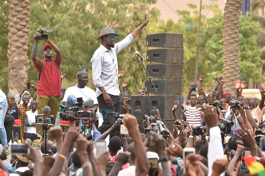 Les Images de la Mobilisation du M2d à la Place de la Nation