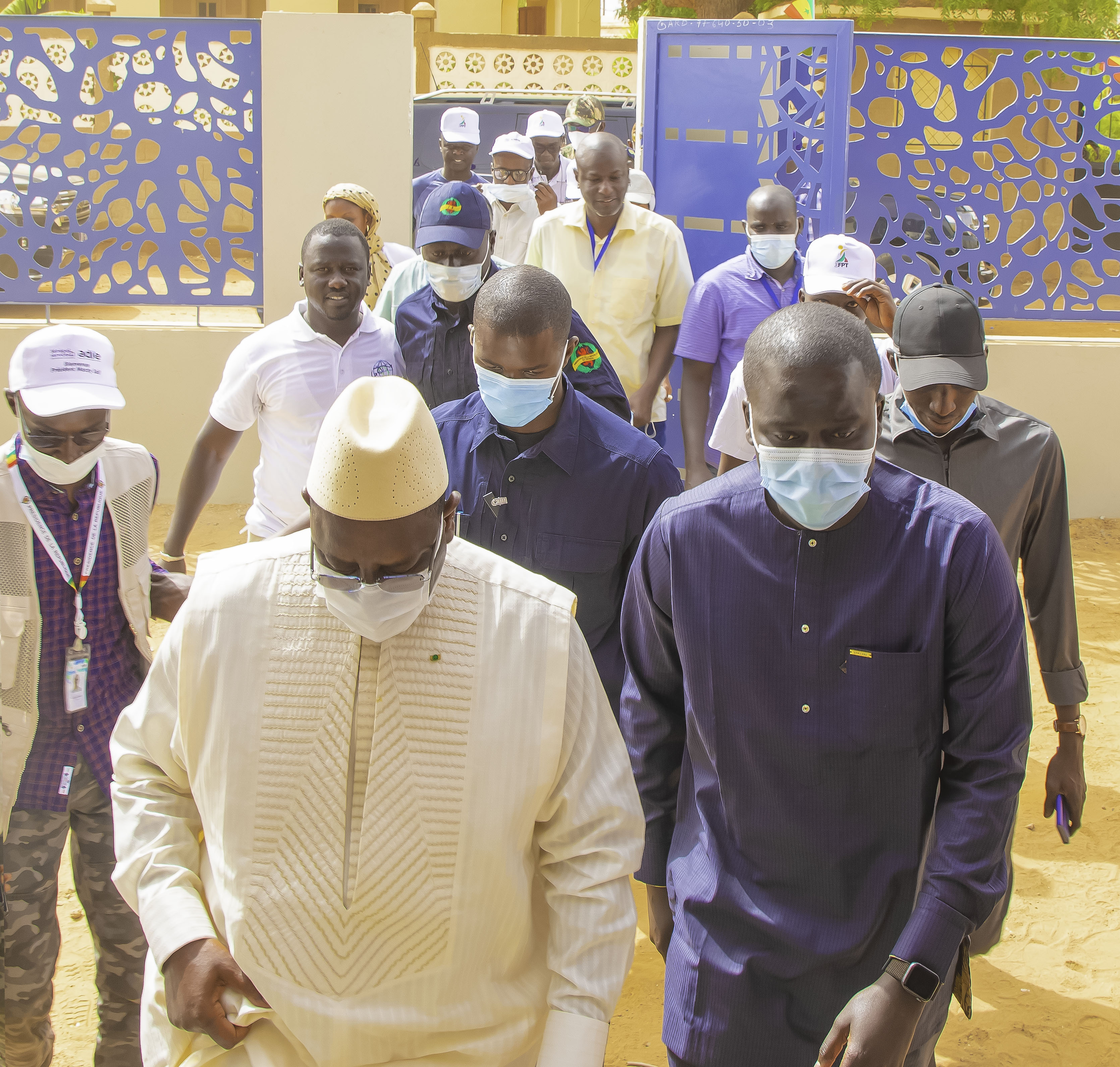 Visite surprise de Macky Sall à l’Espace Sénégal Services de Podor