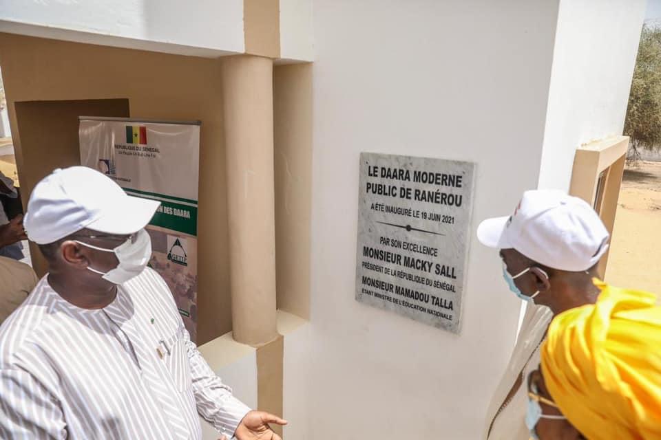 Ranérou : Le président Macky Sall inaugure le Daara moderne public.