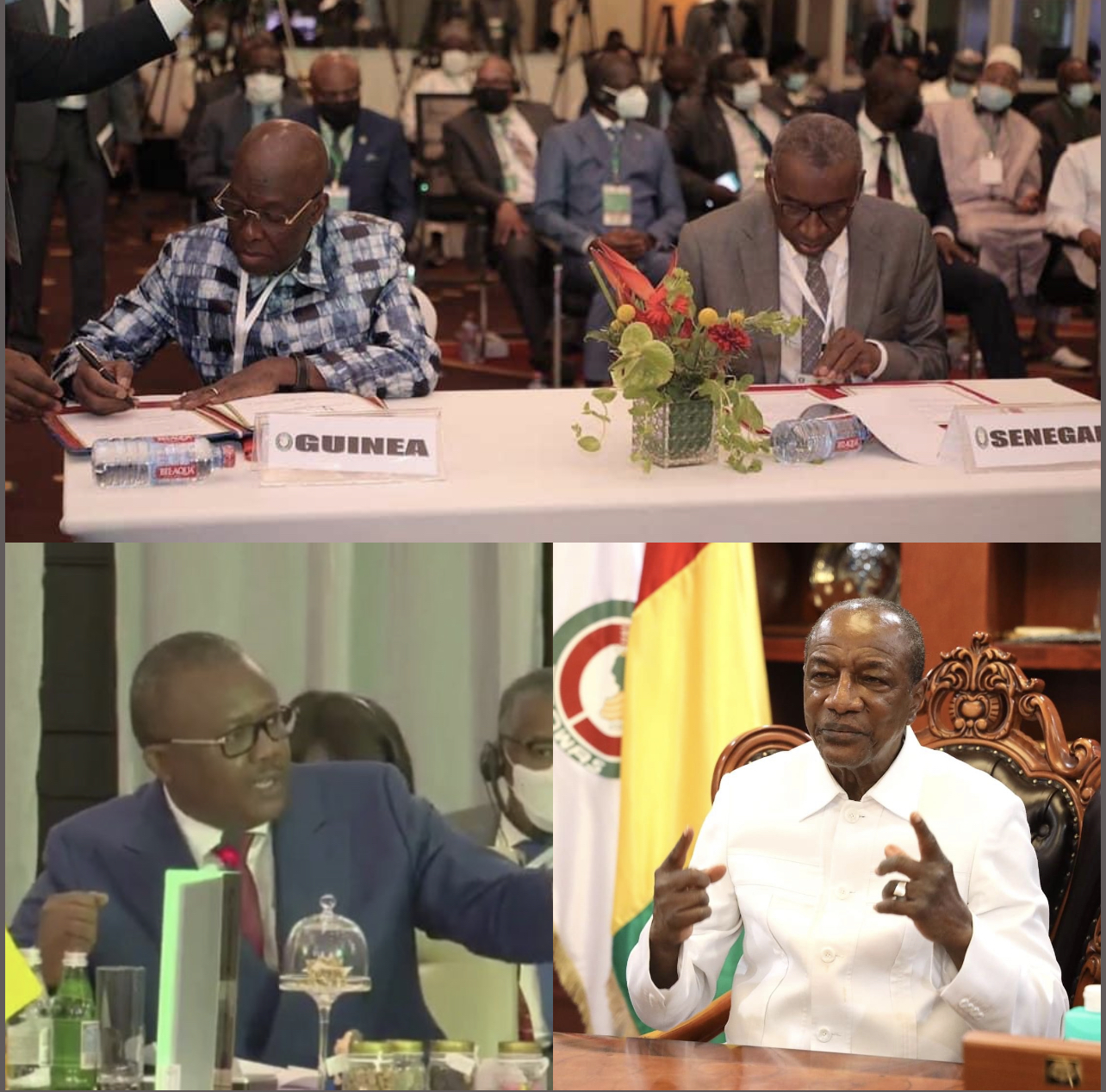 ACCRA : signature d’un mémorandum pour la réouverture des frontières entre la Guinée Conakry et le Sénégal, Umaro Sissoco Embalo dit niet à Nana Akufo Addo et dit ses vérités à Condé…