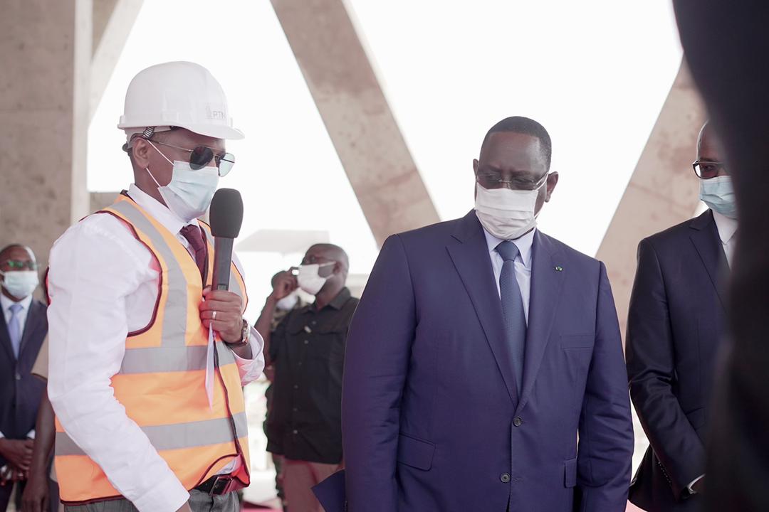Diamniadio / Chantier du PTN : Un colosse bâti sur 25 ha pour plus de 100.000 emplois attendus.